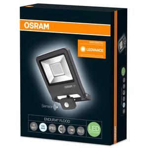 Proiettore LED da esterno con sensore di movimento, grigio, 50W, 4000K, IP44 (Osram 4058075161894) - Product Image 2