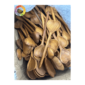 Cuillère en bois écologique de qualité supérieure-100% cuillères en bois naturel-Cuillères de cuisine durables fabriquées dans la nature - Product Image 6