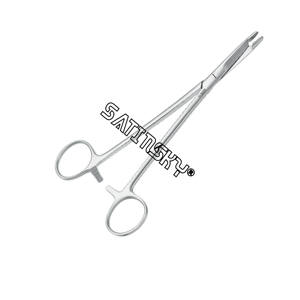 Olsen-Hegar Soporte de Aguja Recto 17CM Carburo quirúrgico Mart Instrumentos de Acero Inoxidable Fabricado con AISI 420 - Product Image 1