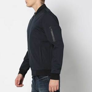 Camiseta de béisbol personalizada para hombre, ropa de calle, chaqueta de bombardero de cuero cortavientos Varsity con Letterman deportivo, servicio OEM disponible - Product Image 2