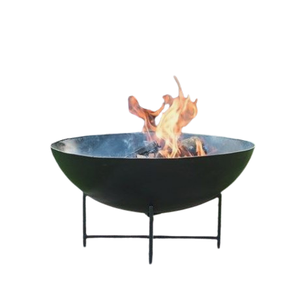 <b>Large</b> Outdoor Wood-Burning <b>Fire</b> <b>Pit</b> Bowl Metal <b>Fire</b> <b>Pit</b> for Patio & Courtyard Indoor & Outdoor Burner Popular for Garden Use - Product Image 2