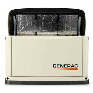 Generac 70771 20/17 kW <b>Silent</b> Type Air-Cooled Standby <b>Generator</b> with Aluminum Enclosure Single Phase 50/60Hz Single Machine Cold - Product Image 4
