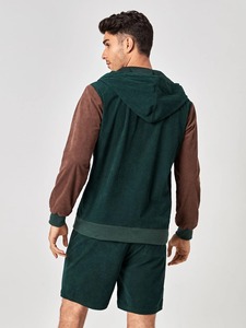 เสื้อกันหนาวมีฮู้ดผ้าฟลีซหนาสำหรับผู้ชายเสื้อกันหนาวแบบสวมหัวมีฮู้ดสำหรับฤดูหนาว - Product Image 3