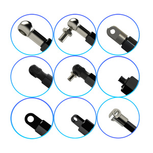 Poussée en acier du cylindre 60mm de ressort à gaz d'ascenseur de compression de l'équipement 186mm de salle d'opération de LS06KA-60-186-F1 certifiée par OIN - Product Image 4