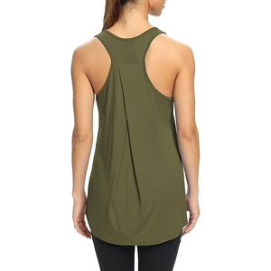 Camiseta sin mangas de Yoga para mujer acanalada de culturismo de alta elasticidad, chaleco activo para gimnasio, ropa de Yoga para mujer, camisetas sin mangas para mujer - Product Image 3