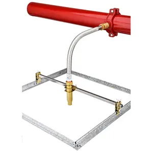 FM UL Fire Fighting Pipes Fire Protection System Stainless Steel Sprinkler Flexible Hose