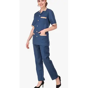 Nieuwe Originele Zomer Korte Mouw Chef-Uniformen Restaurant Gastvrouw Amp Bar Hotel Uniform Te Koop