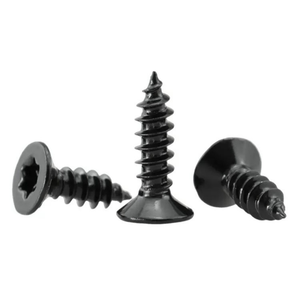 Tornillo Autorroscante Torx de Cabeza Avellanada Métrica de Acero Inoxidable 304 A2 con Óxido Negro M2 M2.3 M2.6 M3 M3.5 M4 M5 - Product Image 1