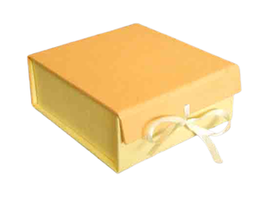 Cajas plegables de cartón reciclado al por mayor, de papel de algodón, con cierre de cinta personalizado, para papelería y material escolar - Product Image 2