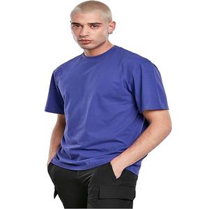 240gsm Heavyweight Oversized Plain T-Shirt Hombres Summer Gym Camiseta de manga corta 100% Algodón Camiseta en blanco - Product Image 2