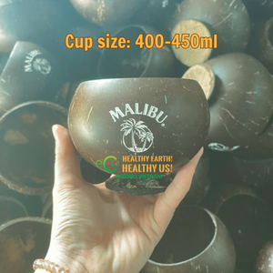 ¡2025! VENTA CALIENTE NUEVA COPA DE CÁSCARA DE COCO ORGÁNICA CON TAPA/COPA DE COCO Y CUCHARA PRECIO MÁS BARATO DE ECO2GO VIETNAM - Product Image 6