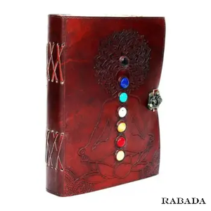 Embossed and Stone Deckle Edge Paper <b>Journal</b> Leather Sketch Book Leather Notebook Leather <b>Journal</b> for Man and Women - Product Image 5