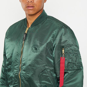 Blouson Bomber Homme Col Montant Haute Qualité, Meilleures Ventes, 100% Polyester, Design Hiver Personnalisé, Respirant, Séchage Rapide, Logo Personnalisé - Product Image 5