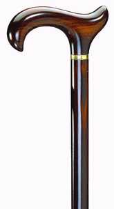 Bâton de marche/canne avec base en caoutchouc unisexe, couleur-jaune déplié fabriqué avec des cadeaux légers, canne de marche et de marche en bois - Product Image 4