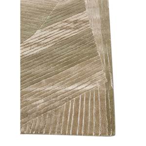 Alfombra Rectangular de Lana y Viscosa con Patrón Geométrico Verde Lúcido, Hecha a Mano, para Hogar, Auto, Pasillo, 4m de Ancho, Top-230 (Cs-01) - Product Image 4