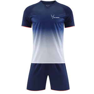 Uniforme de Fútbol Personalizado con el Último Diseño en Transferencia Térmica, Camiseta Deportiva Transpirable de Poliéster - Product Image 1