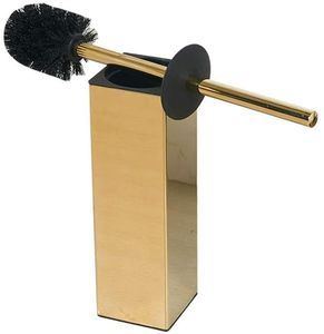Porte-brosse de toilette en métal au design moderne pour les espaces de salle de bain contemporains, offrant une finition propre et une utilisation pratique - Product Image 3