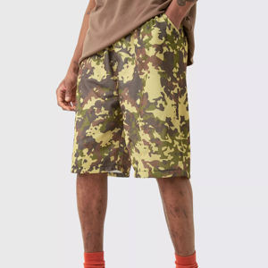 กางเกงบาสเก็ตบอลแบบสั่งทำจากโรงงาน ลายใหม่ ดีไซน์ทันสมัย เอวยางยืด ความยาวปานกลาง - Product Image 3