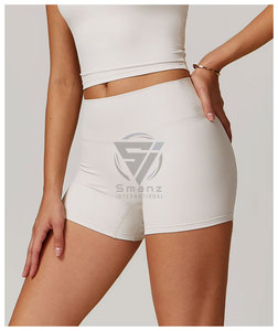 Pantalones cortos para correr 2 en 1 para mujer Pantalones cortos de secado rápido para entrenamiento de gimnasio para mujer con bolsillo para teléfono - Product Image 4