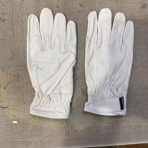 Guantes de equitación de cuero sintético personalizados para hombres-Guantes de equitación profesionales ecuestres antidivisión - Product Image 4