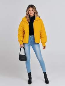 Veste matelassée en duvet de canard la plus populaire pour femmes Vestes matelassées à la mode pour l'extérieur, légères, au meilleur design - Product Image 6