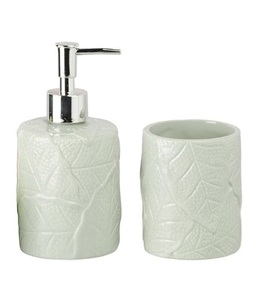 Ensemble de décoration de salle de bain en résine blanche 2 pièces de haute qualité Premium Home Restaurant Hotel Collections Hot Selling - Product Image 5