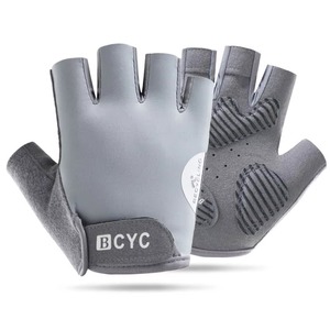 Gants de musculation personnalisés à demi-doigts, gants de fitness, entraînement en salle de sport, entraînement en plein air, enveloppe de poignet réglable, antidérapants, gants de vélo OEM - Product Image 6