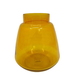 Florero de cristal de diseño moderno, maceta de Color verde oliva para boda y fiesta, diseño moderno hecho a mano - Product Image 2