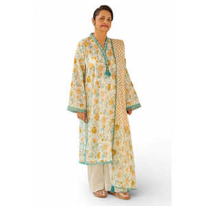 Conjunto de traje de 3 piezas estampado para mujer con dupatta, colección CL-62071 B - Product Image 2
