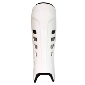 Espinilleras de hockey sobre hielo de proveedor directo de fábrica vendedor caliente Espinilleras de cuero de entrenamiento profesional de alta calidad para seguridad - Product Image 2