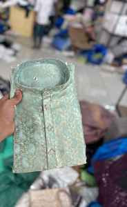 2025 último Algodón hecho a mano Kurta estilo Vintage auto-elaborada ropa India pakistaní para festivales de bodas y ropa de fiesta - Product Image 5