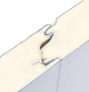 Revestimiento Metálico Exterior de PVDF Resistente a los Rayos Ultravioleta, Panel Sándwich de PU para Fachada con Alto Aislamiento Térmico para Climas Tropicales - Product Image 2