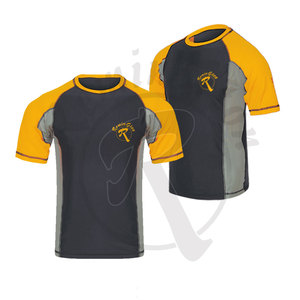 Custom Wholesale Men Sports Gym Running Workout Fitness Quick Drying Tight Fitting T <b>Shirt</b> Tee Slim Fit <b>Compression</b> <b>Shirt</b> - Product Image 3