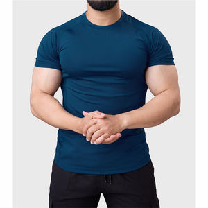 Séchage rapide respirant Protection UV vêtements d'entraînement collants de peau t-shirts Gym ajustement à manches longues chemise de Compression pour hommes - Product Image 6