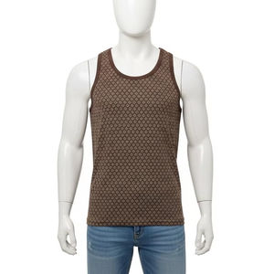 <b>Mens</b> Solid Pattern Polyester Tank <b>Tops</b> Lightweight Sleeveless Gym Workout Fitness Shirt Breathable Sportswear Casual Summer Wear - Product Image 1