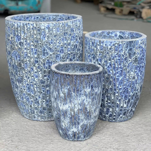 Macetas y jardineras de cerámica hechas a mano para patio al aire libre, jardín y uso doméstico, impresionantes exhibiciones de la artesanía de Vietnam - Product Image 1