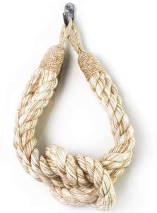 Atador de Cortinas de Algodón y Yute con Nudo de Arrecife, Atador de Cortinas Rústico, Atador de Cortinas Bohemio, Atador de Cortinas Estilo Boho Chic - Product Image 3