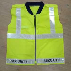 Chaleco de trabajo de seguridad personalizable de alta calidad Unisex tela de lana a prueba de viento Botón de logotipo personalizado de talla grande para ropa exterior de primavera - Product Image 1