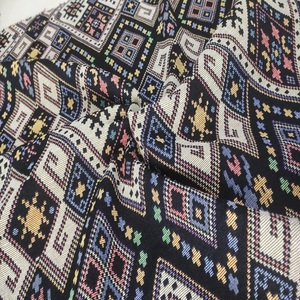 Marque de luxe Jacquard Tissu Lourd Nouvelle Mode Poly Coton Fil Teint Tissé Sacs Fourre-Tout pour Femmes Respirant Rembourrage - Product Image 3