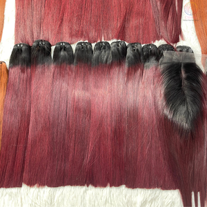 Extensiones de cabello liso de hueso DD, paquete de cabello humano virgen 100%, Remy de Vietnam, precio de fábrica al por mayor - Product Image 3