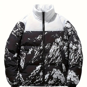 Veste matelassée d'hiver pour homme de qualité supérieure, vente en gros de mode, coupe-vent, chaude, veste à bulles, OEM, vestes à bulles pour homme - Product Image 1