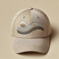 Casquette de papa non structurée à 5 panneaux en Oxford, style sportif, avec petite visière incurvée, logo brodé en velours côtelé, NOUVEAU design