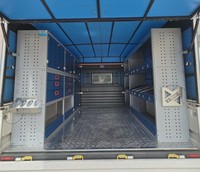 Sistema de Almacenamiento Modular de Acero Premium DETAY OEM para Vehículos, Soluciones de Estanterías Inteligentes para Camiones de Trabajo Pesado, Modelo DT-120-112