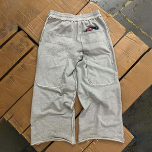 2025 pantalones de Jogger de felpa francesa de alta calidad 100% pantalones de chándal holgados de algodón con costuras en contraste Casual OEM ODM con servicio para hombres - Product Image 2