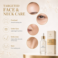 Sérum raffermissant au peptide NAD en marque privée, sérum pour le visage et le cou au collagène OEM, formule personnalisée