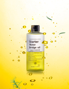 HEALLEN 300ml Starter Water Bridge Oil K-Beauty Corea OBM Cosmético Limpiador Profundo con Ingredientes Minerales para Adultos, Todo Tipo de Piel - Product Image 2