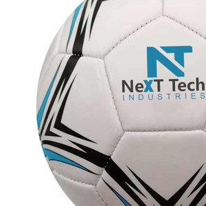 Balón de entrenamiento de fútbol de Next Tech Industries, material de PU para fines de entrenamiento con diseño personalizado y logotipo personalizado - Product Image 5