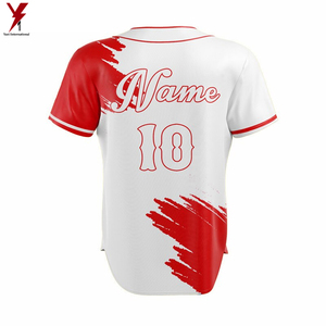 Gran oferta, camiseta de béisbol Vintage para jóvenes con forro de logotipo, ropa deportiva impresa, técnica de sublimación, precio bajo al por mayor - Product Image 3