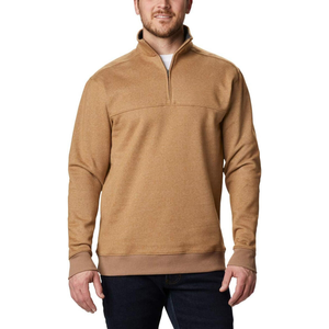 Ligero algodón poliéster invierno media cremallera sudadera a prueba de viento transpirable impreso técnicas bolsillos laterales activo Tops - Product Image 1