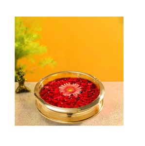 Bol décoratif Urli de forme ronde de qualité industrielle pour la conception moderne et unique artisanale indienne d'Urli à bas prix - Product Image 3